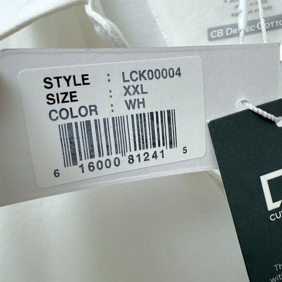 NEW Cutter & Buck White Polo Shirt Womens XXL Elbow Sleeve Drytec Cotton Top NWT - Picture 7 of 13